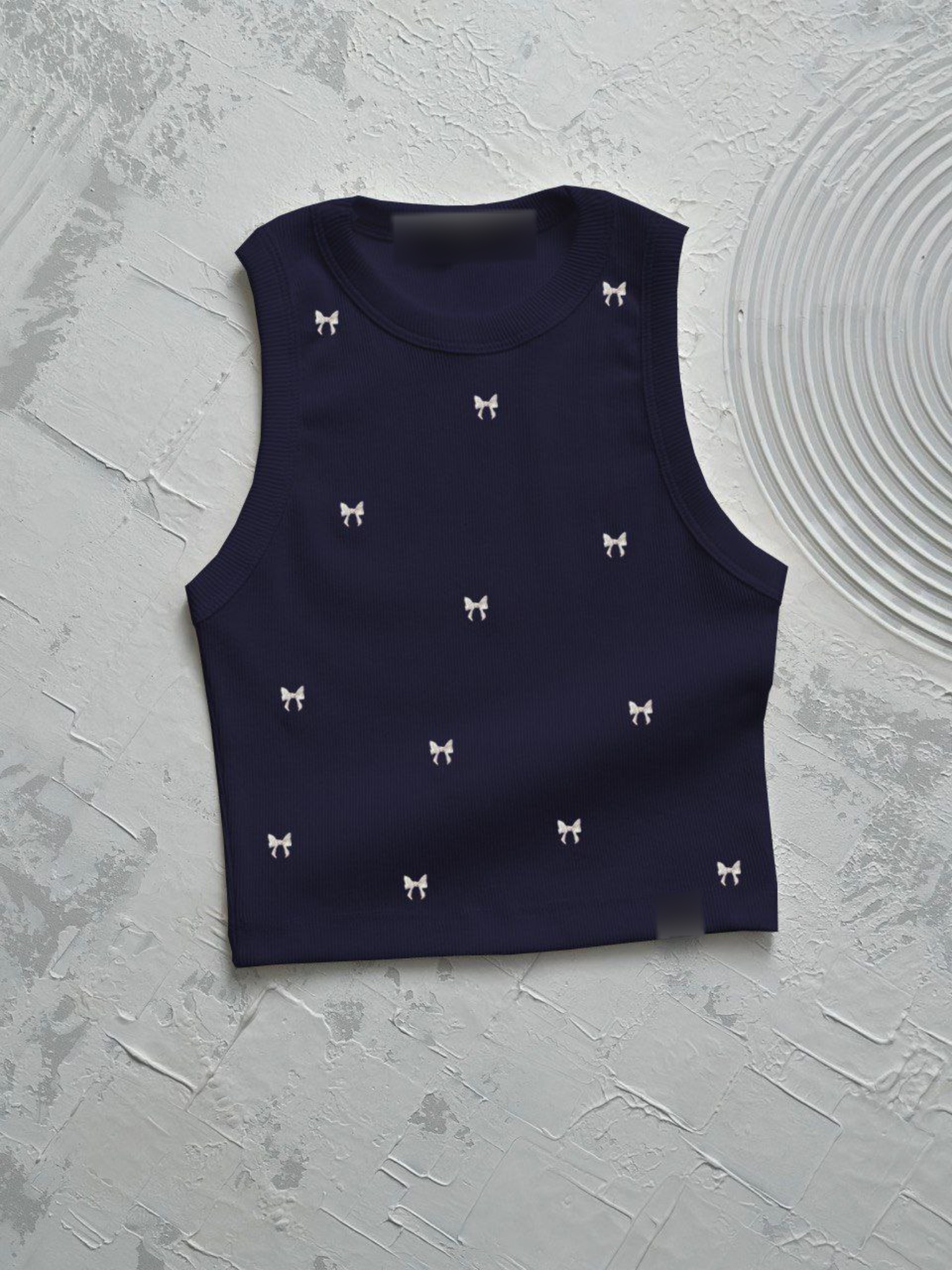 کراپ سرمه ای نخ پنبه کبریتی گرم بالا